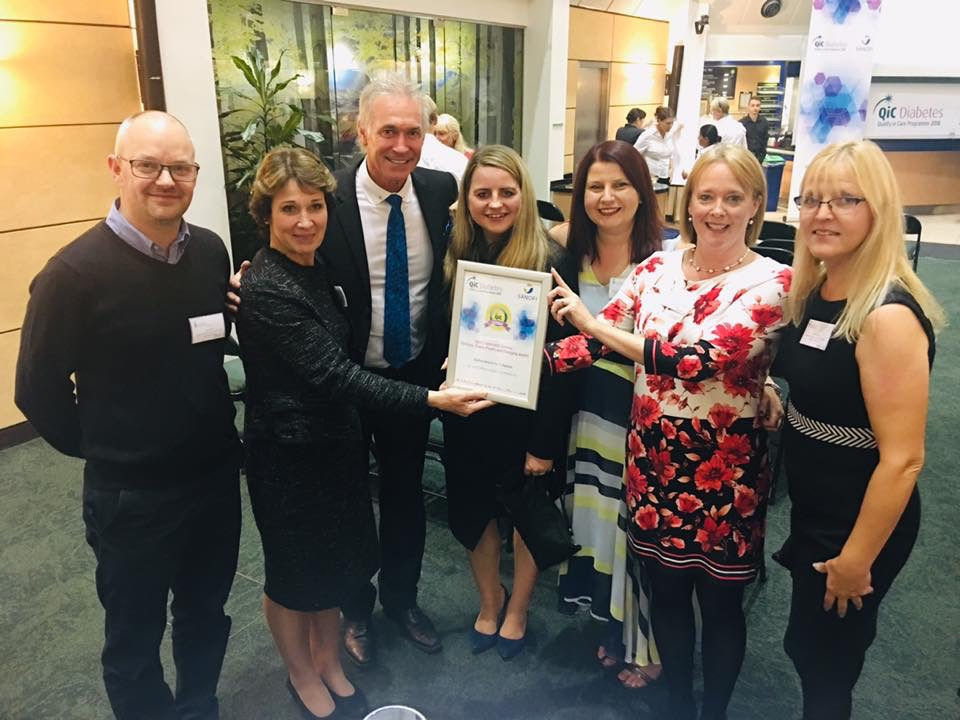 Yorkshire Specialist Service Wins Award at QiC Diabetes Quality in Care Programme 2018 Ceremony