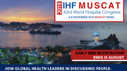 Global health leaders to come together at the 43rd IHF World Hospital Congress