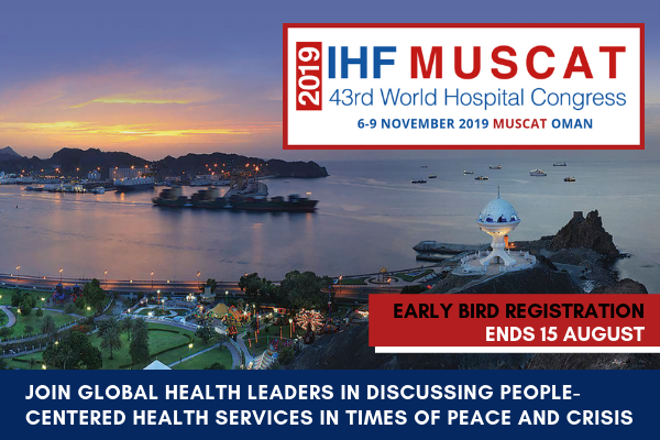 Global health leaders to come together at the 43rd IHF World Hospital Congress