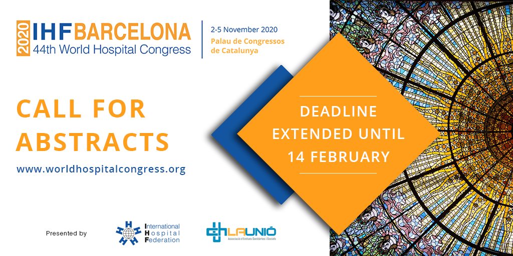 44th IHF World Hospital Congress’s Call for Abstracts extended until 14 February