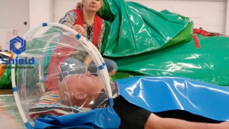 Innovative ‘Pop-up Tent’ (Aerosol Shield)Developed for Frontline NHS Staff Treating Patients with COVID-19