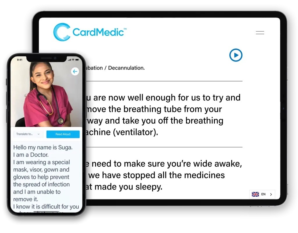 CardMedic Secures Innovate UK Grant to Transform Healthcare Communication Barriers