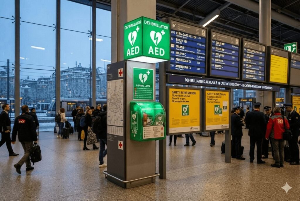 Defib, Rail, Delivered at Scale