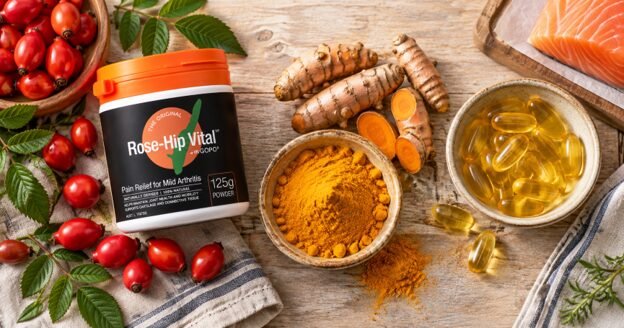Antioxidants and Joint Health How Rosehip Compares to Turmeric and Fish Oil